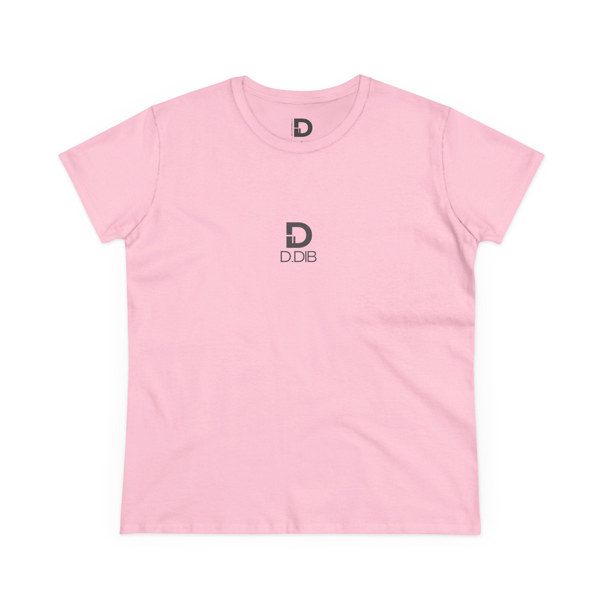 D.DIB Signature Women’s Tee – “MOVE DIFFERENTLY” Cotton Shirt