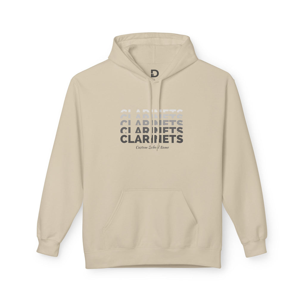 Elevation Series Clarinets Hoodie | Customizable School Name