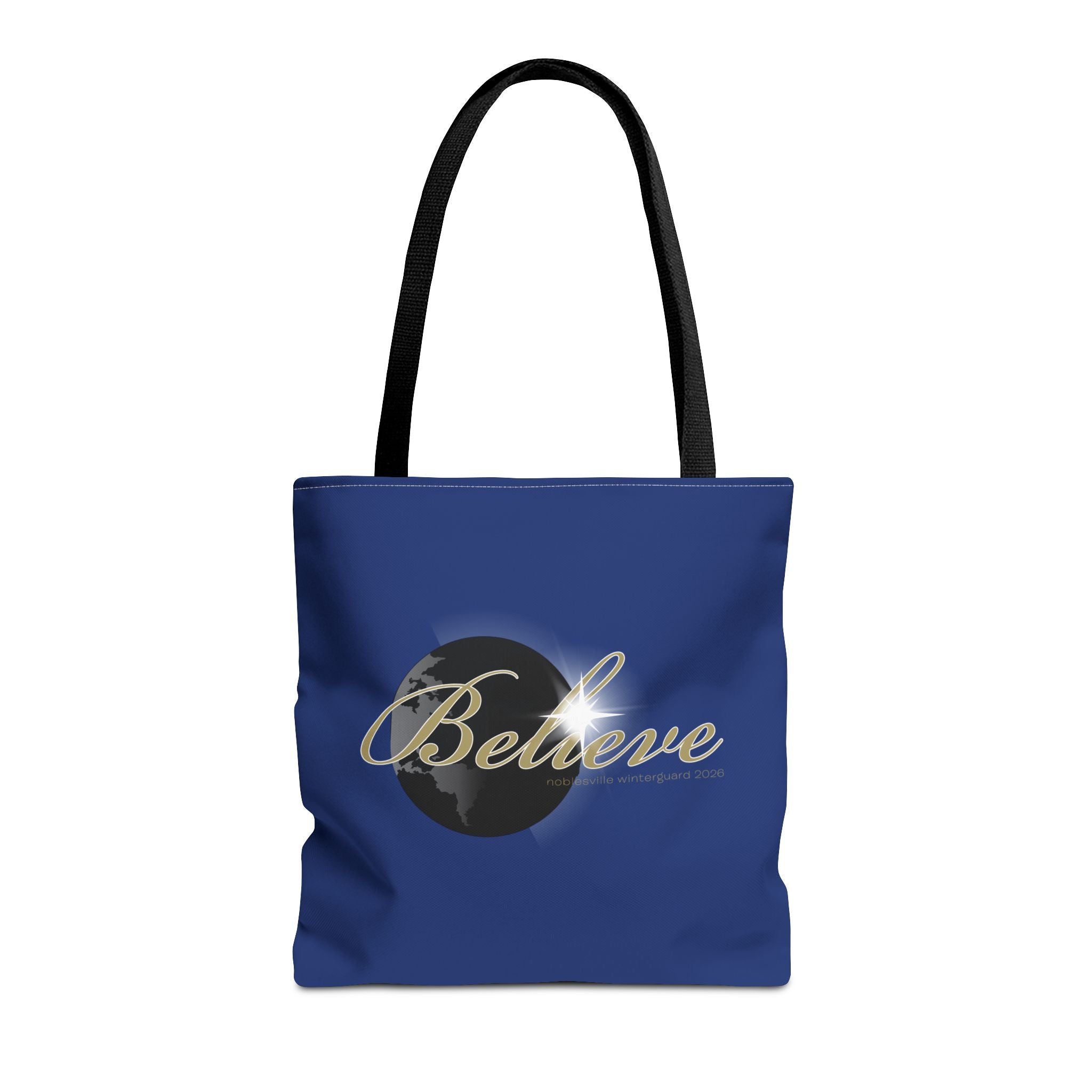 2026 Winterguard “Believe” Personalized Tote Bag | 16" × 16"