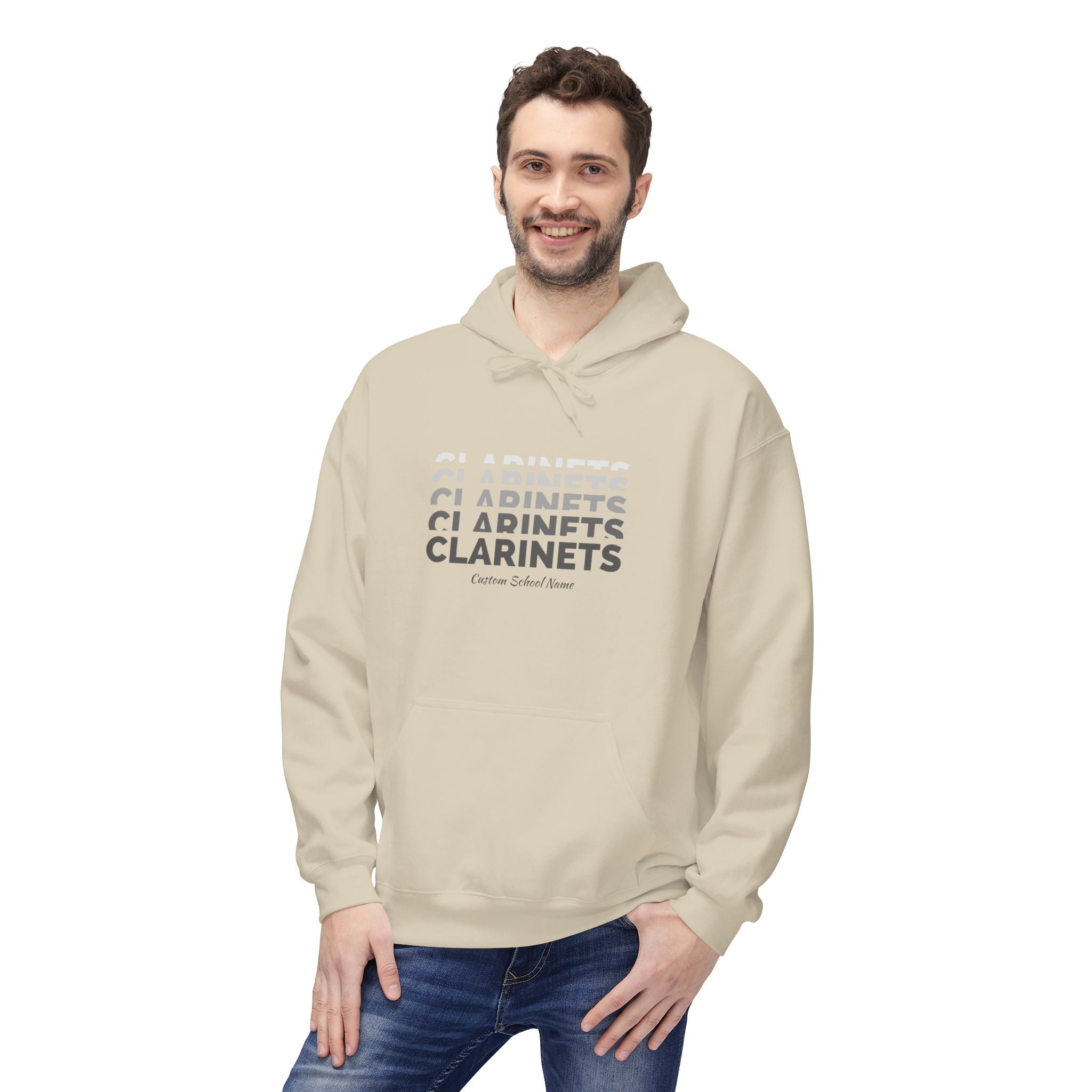 Elevation Series Clarinets Hoodie | Customizable School Name