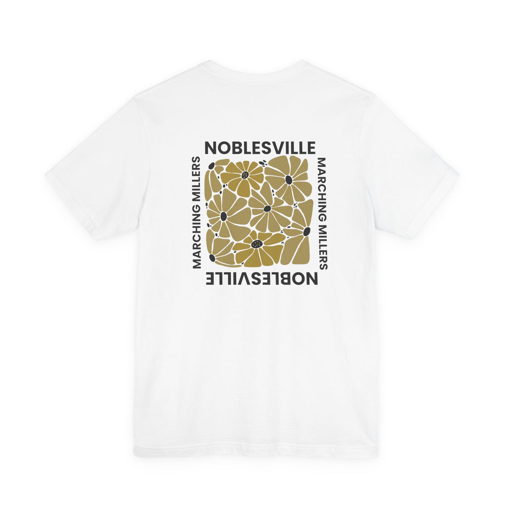 Golden Grid Collective Tee | Noblesville Marching Millers Geometric Floral Shirt