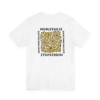 Golden Grid Collective Tee | Noblesville Marching Millers Geometric Floral Shirt