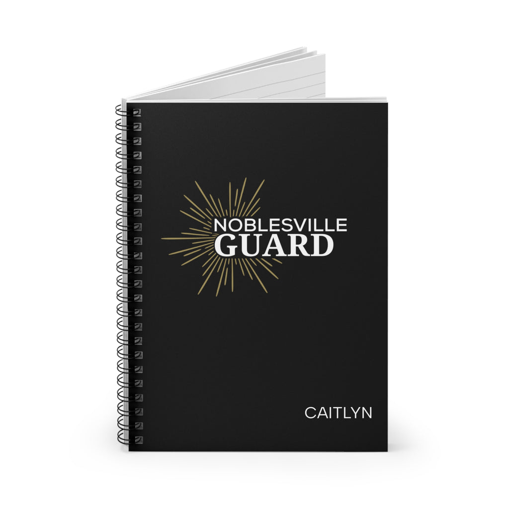 Custom Noblesville Guard Spiral Notebook – Add Your Name or Section
