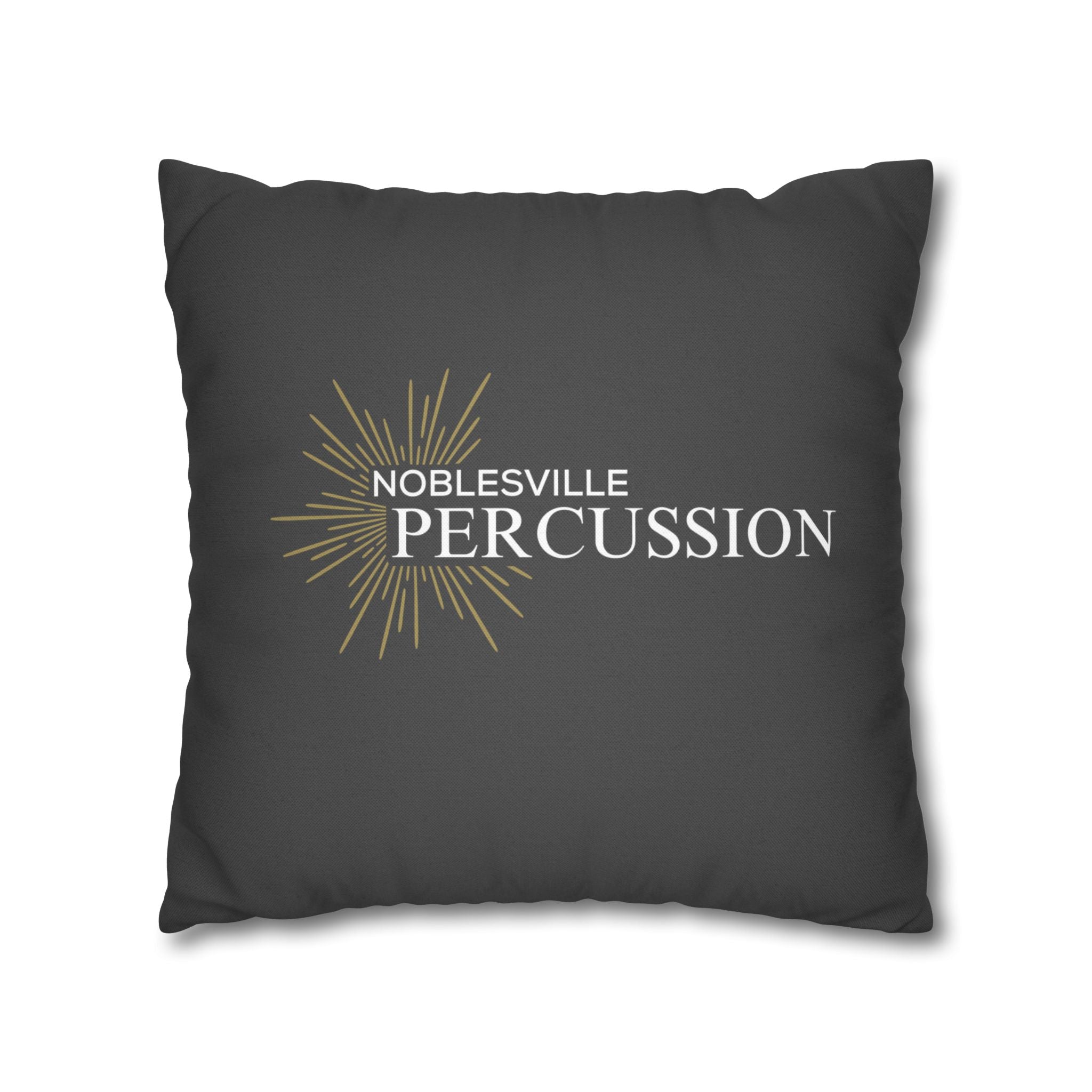 2026 Noblesville Indoor Percussion “Vanishing Point” Square Pillowcase | 18" × 18"