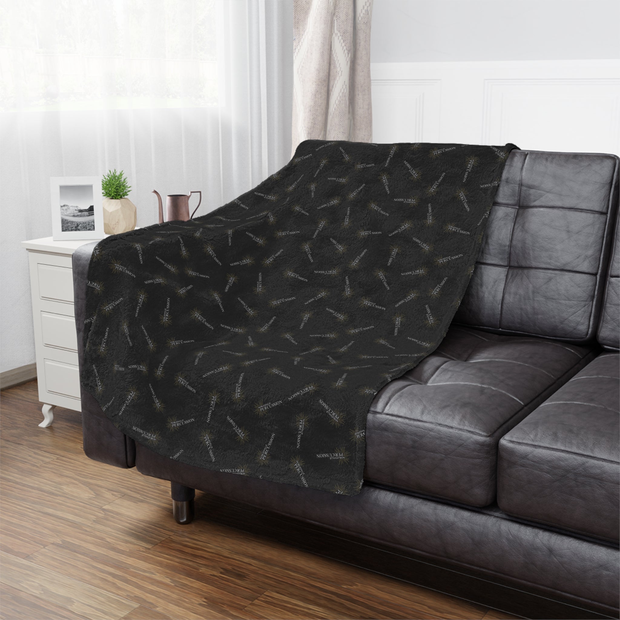Noblesville Percussion Minky Blanket | All-Over Print