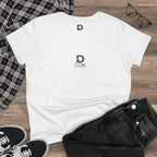 D.DIB Signature Women’s Tee – “MOVE DIFFERENTLY” Cotton Shirt
