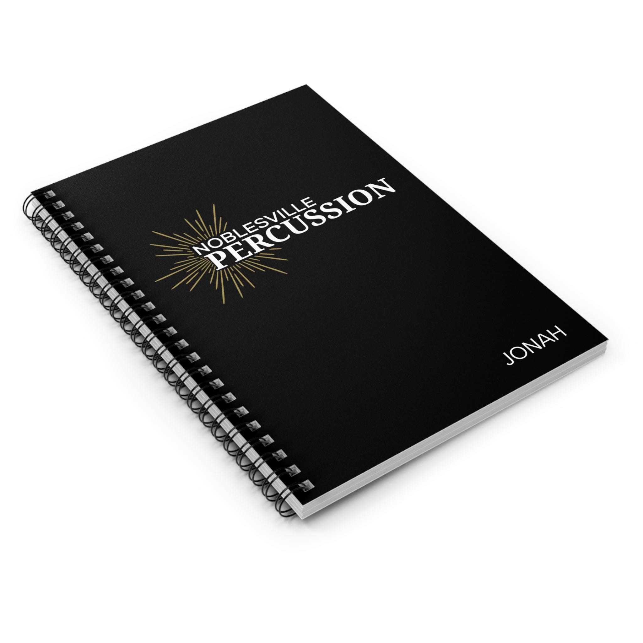 Custom Noblesville Indoor Percussion Spiral Notebook – Add Your Name or Section