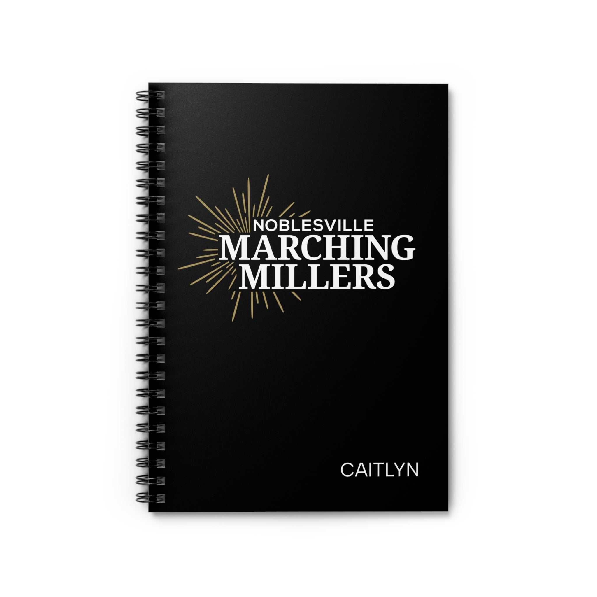 Custom Marching Millers Spiral Notebook – Add Your Name or Section