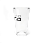 Because Guard 16oz Drinking Glass – Color Guard Edition