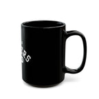 Noblesville Marching Millers Black Mug | Athletic Style White Logo