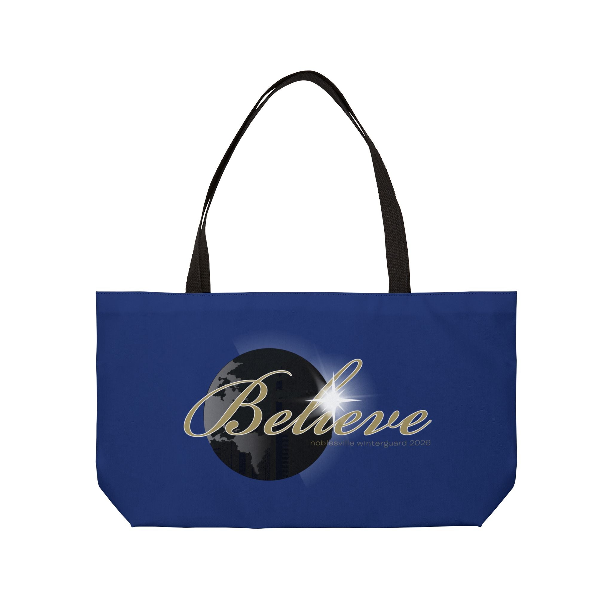 2026 Winterguard “Believe” Personalized Weekender Tote Bag | Travel Carryall