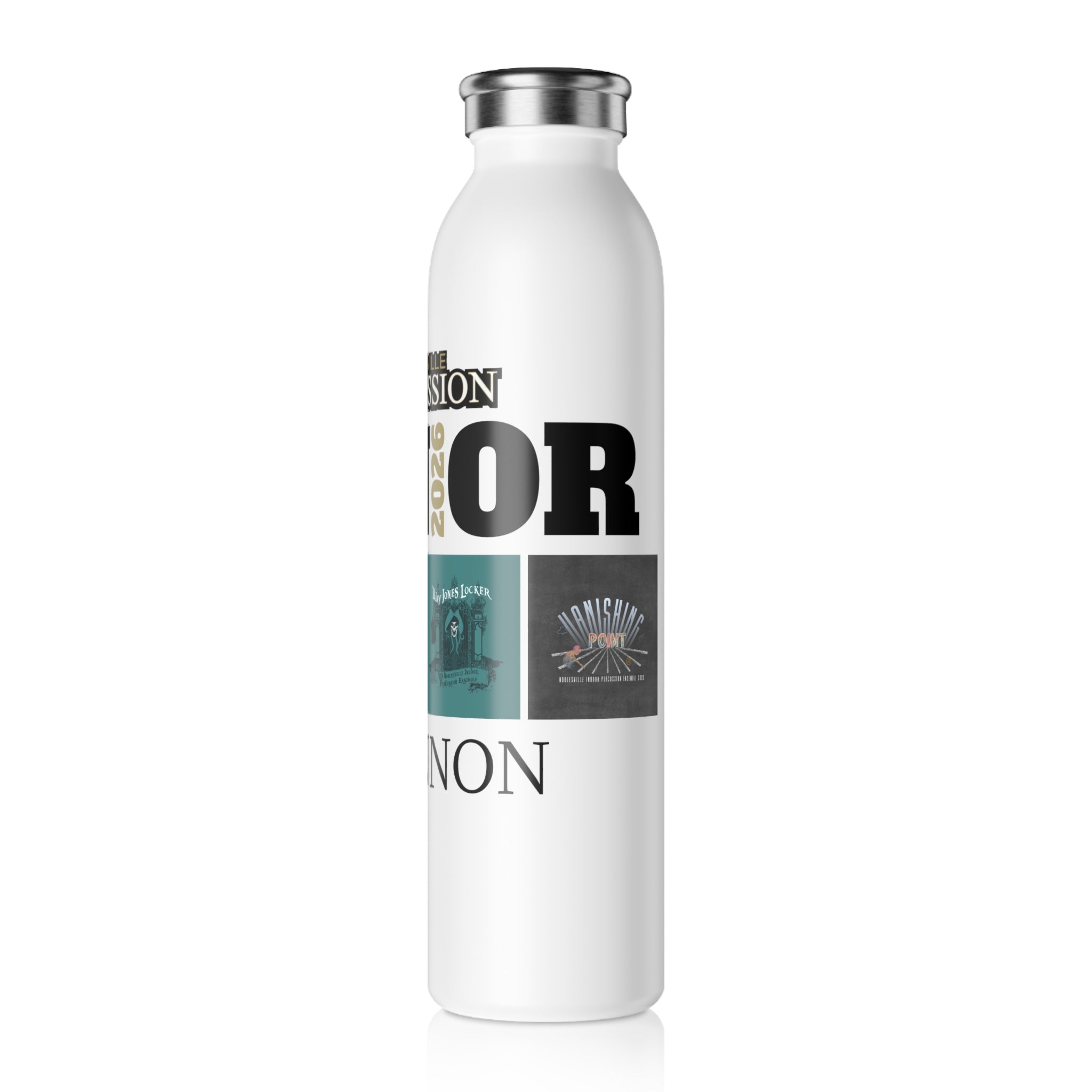 NIPE Personalized Slim Water Bottle | 2026 Noblesville Percussion Keepsake