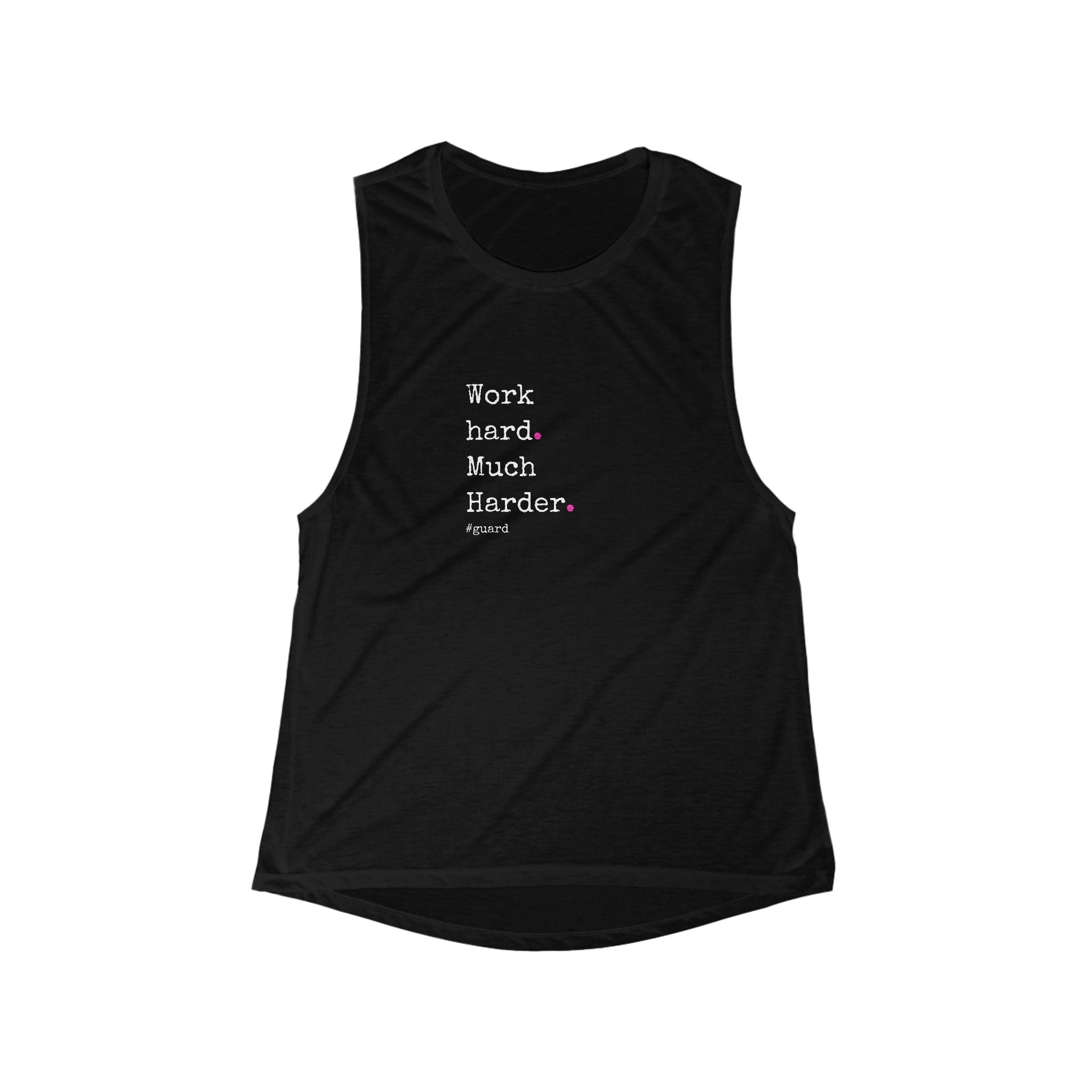 Work Hard Guard Tank Top | Women’s Flowy Scoop Fitness Tank