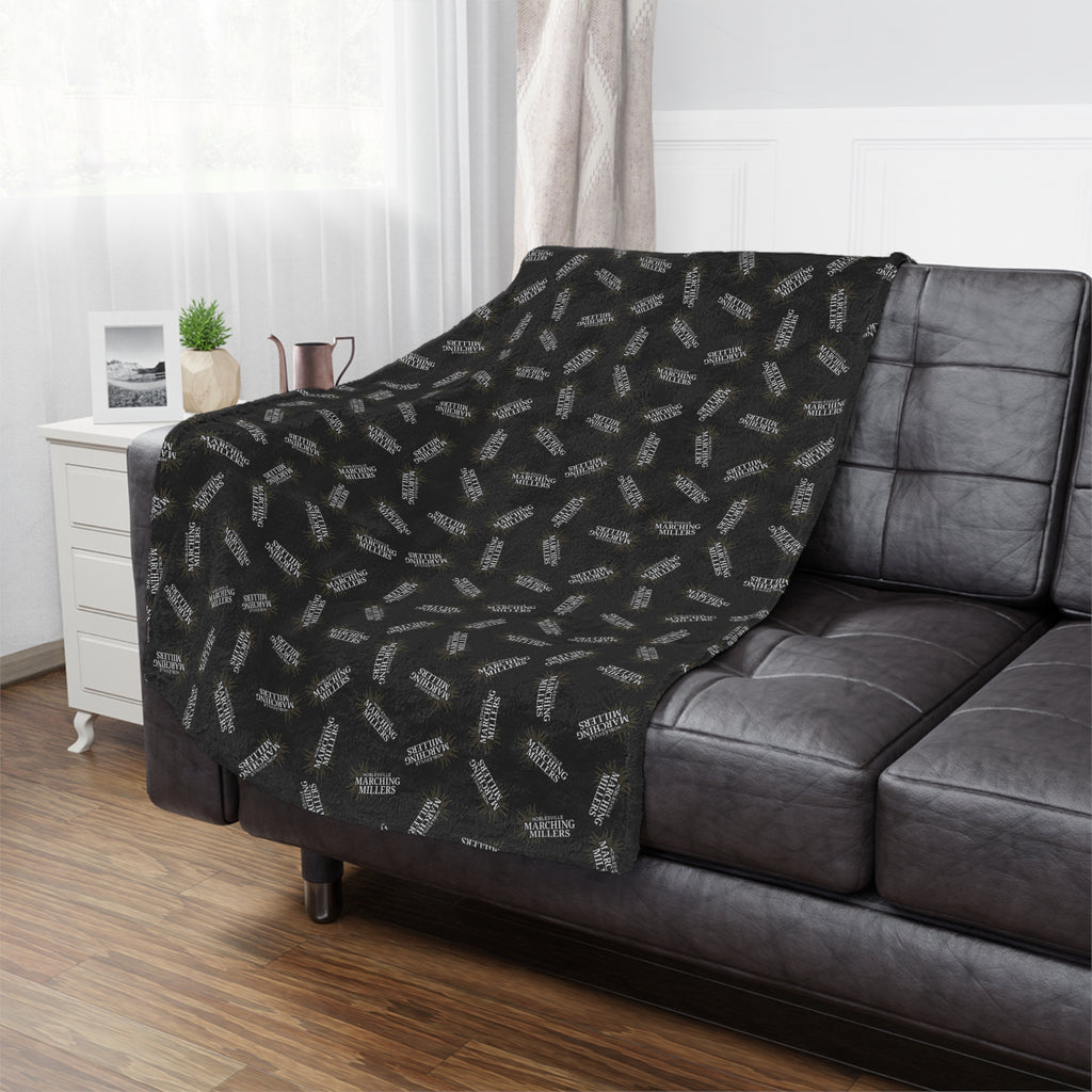 Noblesville Marching Millers Velvet Soft Blanket | All-Over Print