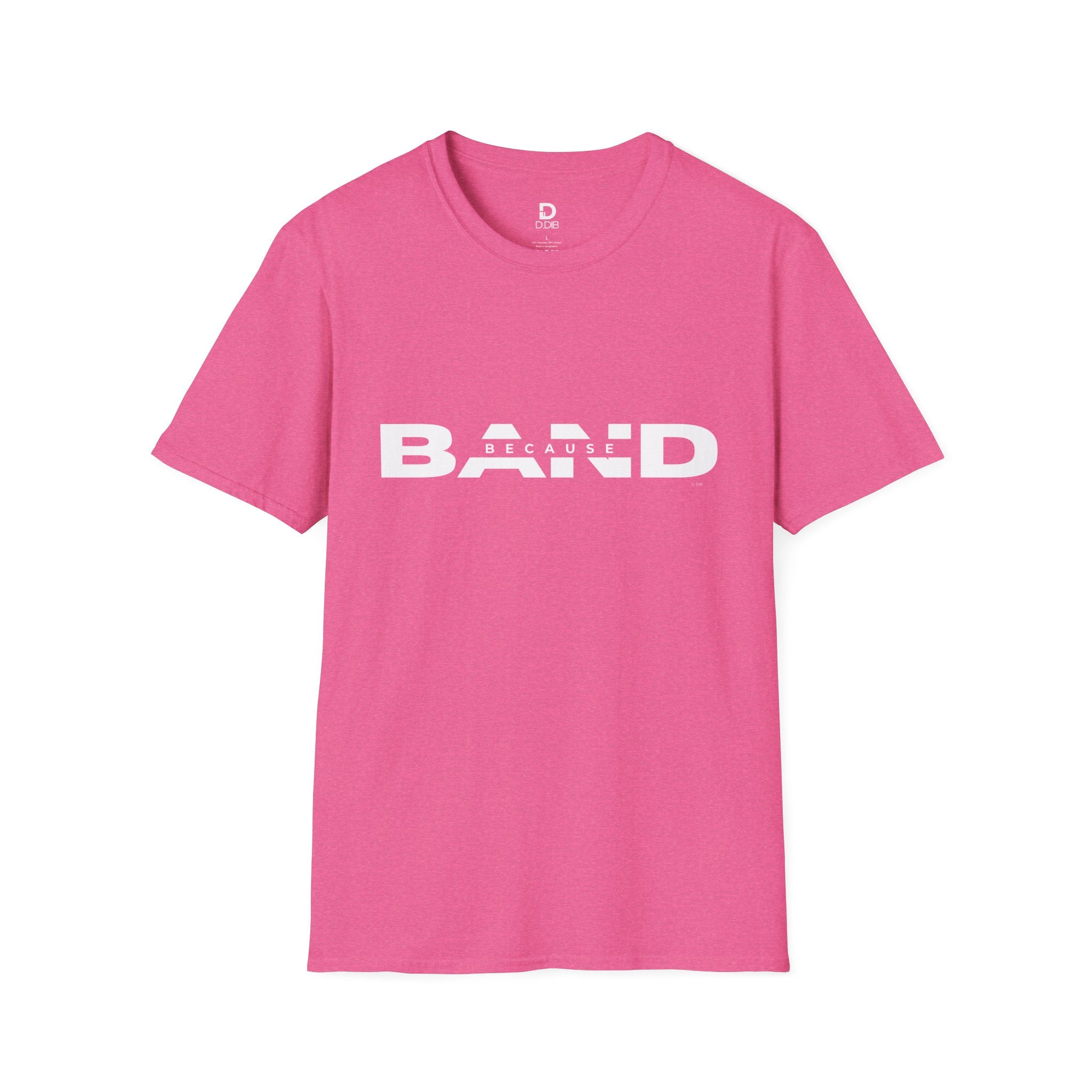 "Because Band" – Unisex Heather Softstyle Tee