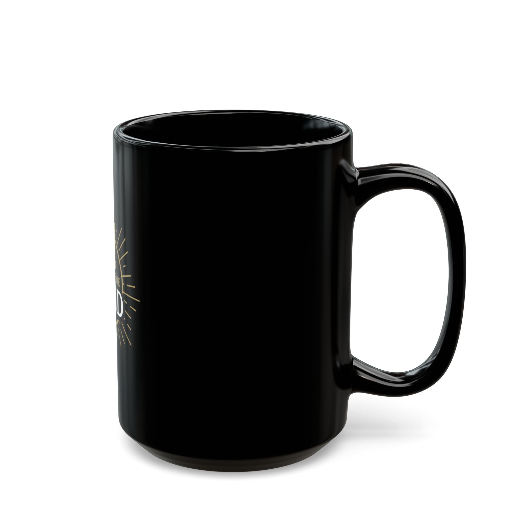 I’m With The Band Black Mug