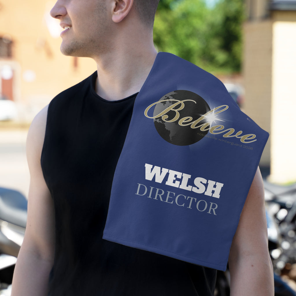 2026 Winter Guard “Believe” Personalized Rally Towel | Name & Section