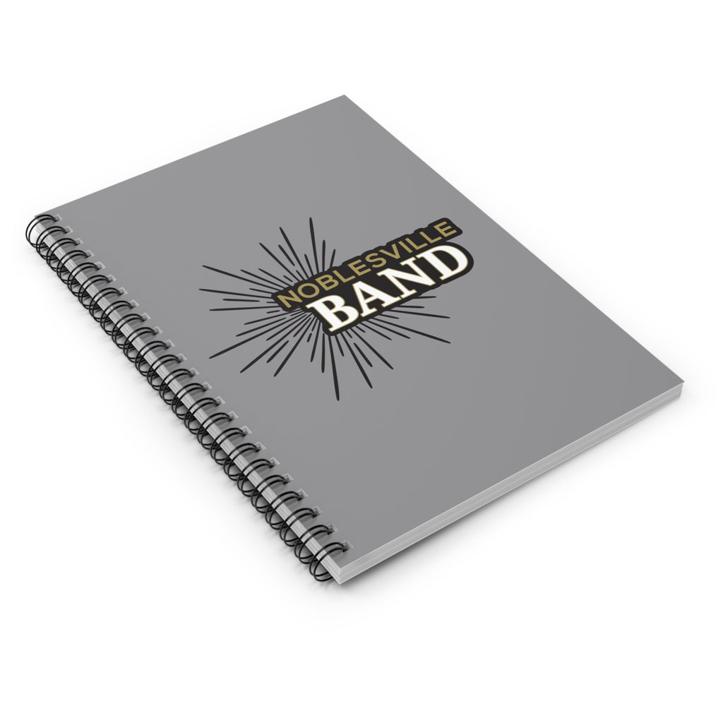 Signature Noblesville Band – Spiral Notebook Grey Cover