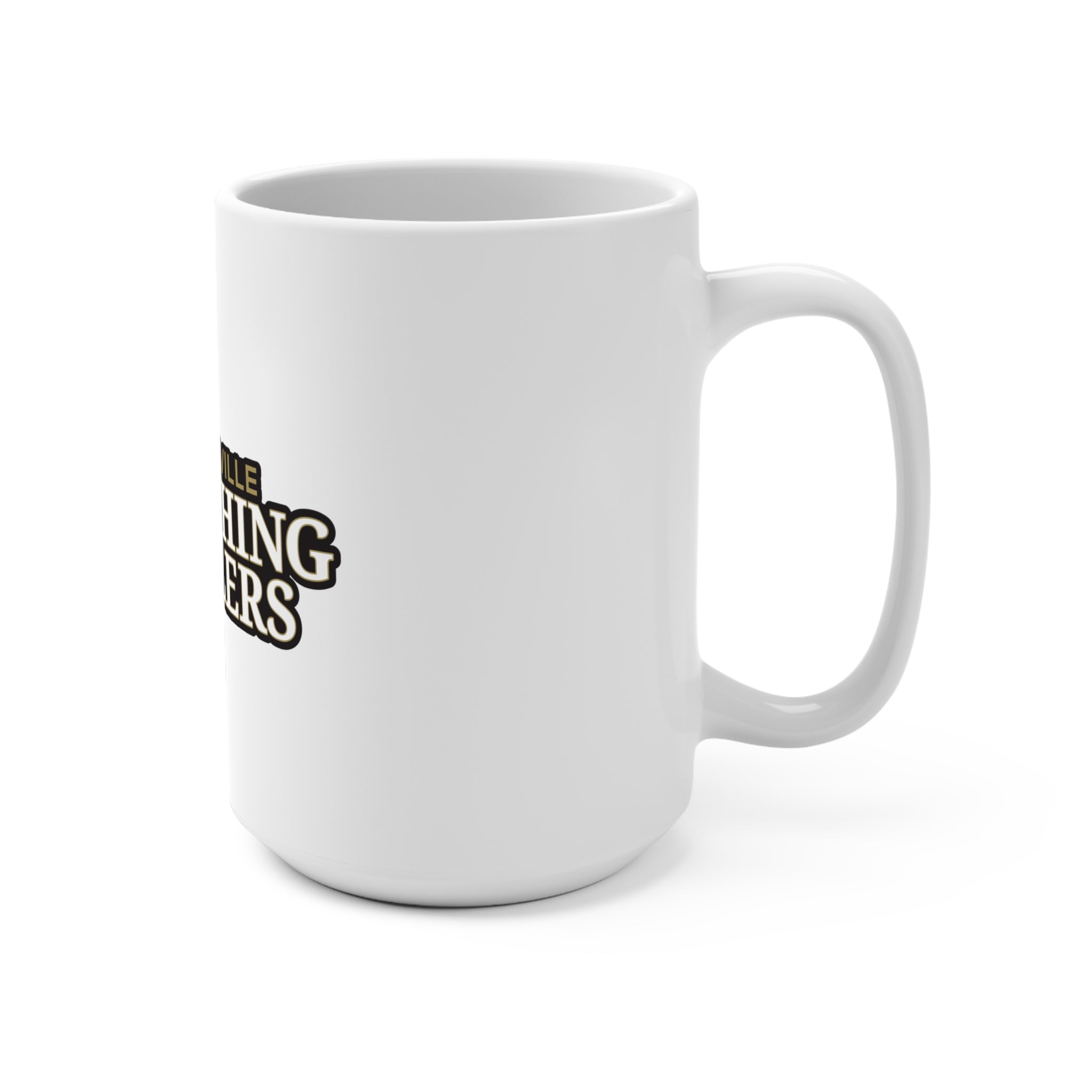 Noblesville Marching Millers Black Mug | Official Black & Gold Logo