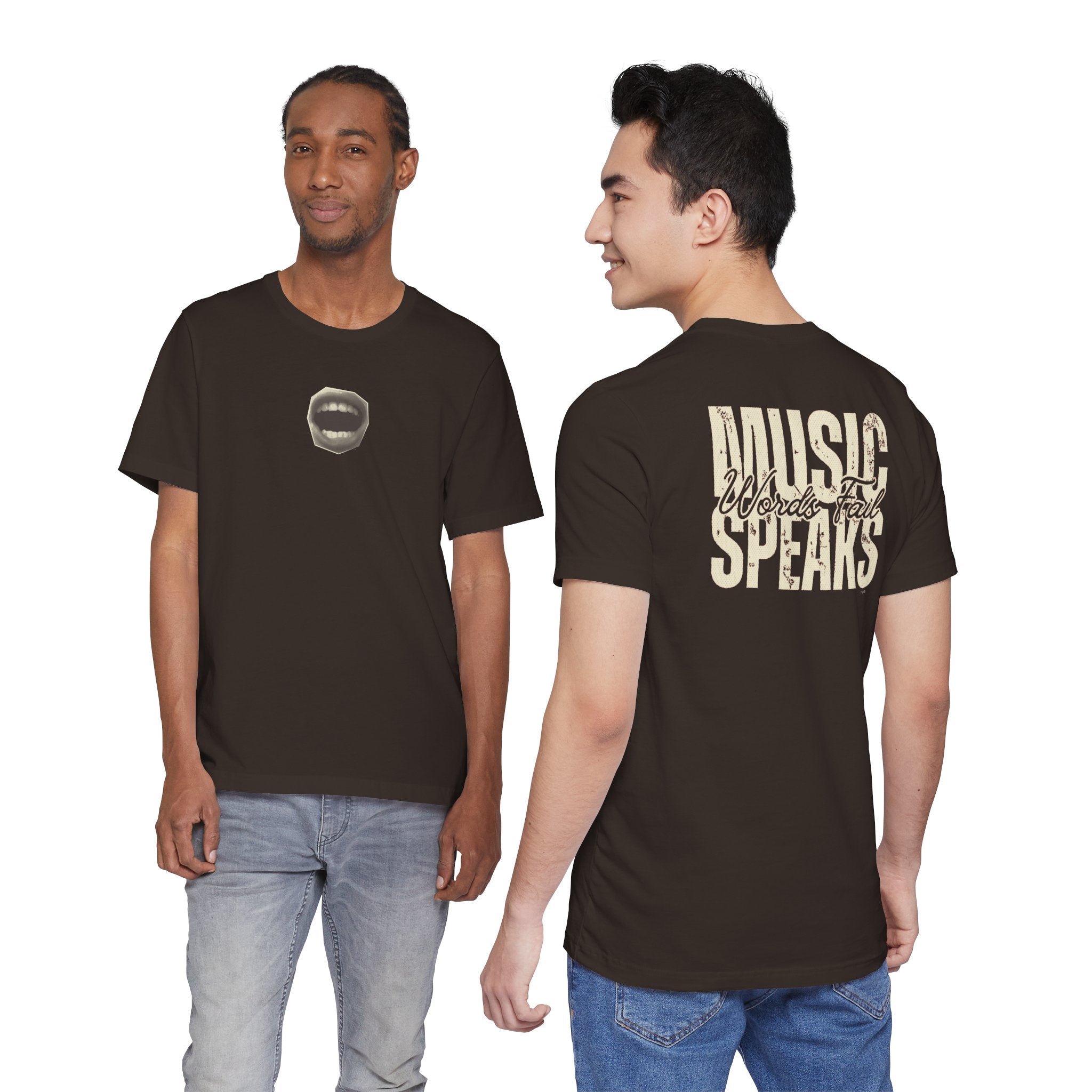 Music Speaks Words Fail Shirt | Music Lover Shirt | Band Life Graphic Tee