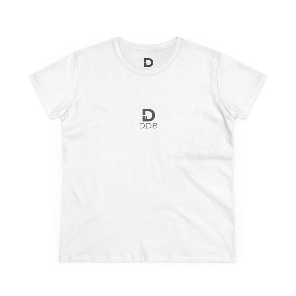 D.DIB Signature Women’s Tee – “MOVE DIFFERENTLY” Cotton Shirt