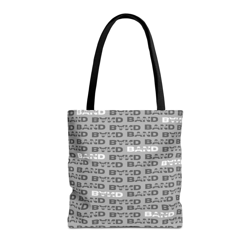 Because Band Classic White Tote – Bold, Everyday Carry