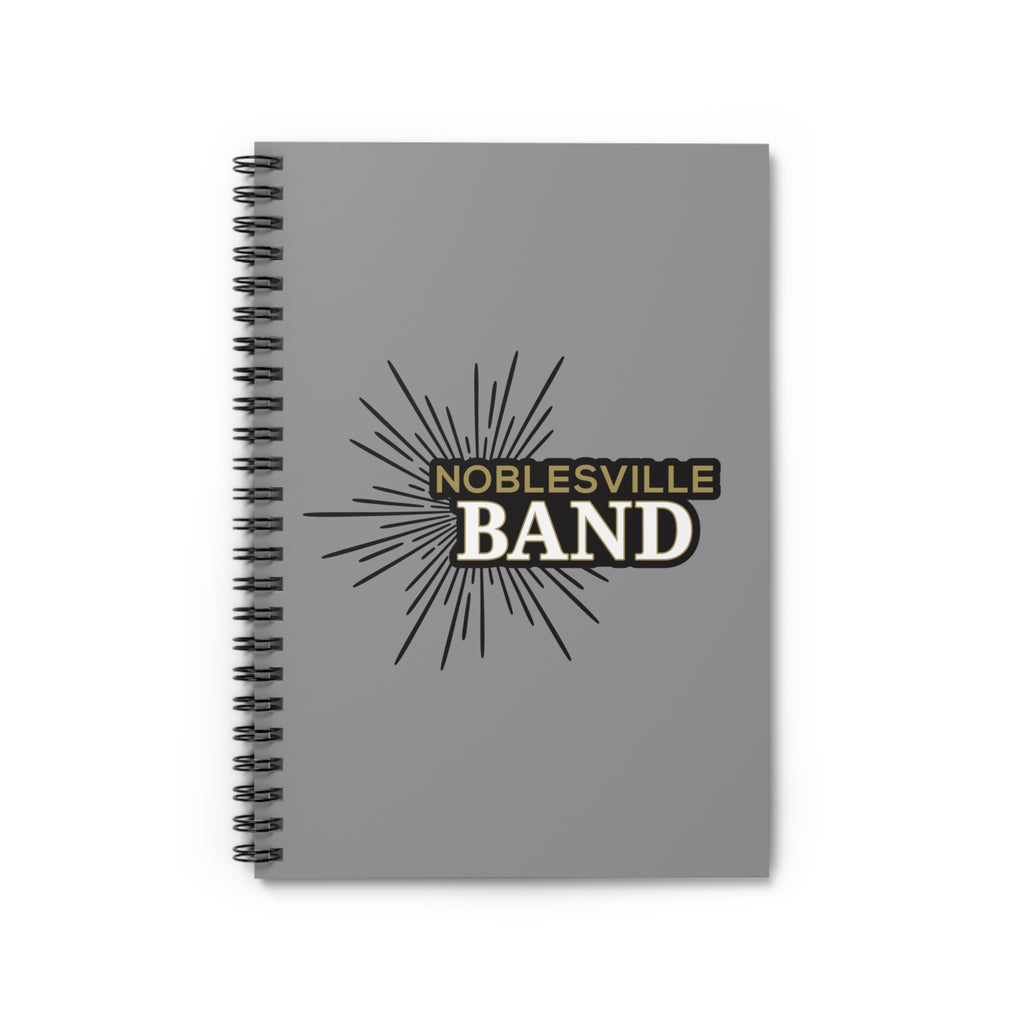 Signature Noblesville Band – Spiral Notebook Grey Cover