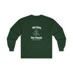 Hit Dots Not People Retro Long Sleeve Graphic Tee — Precision Over Chaos Design