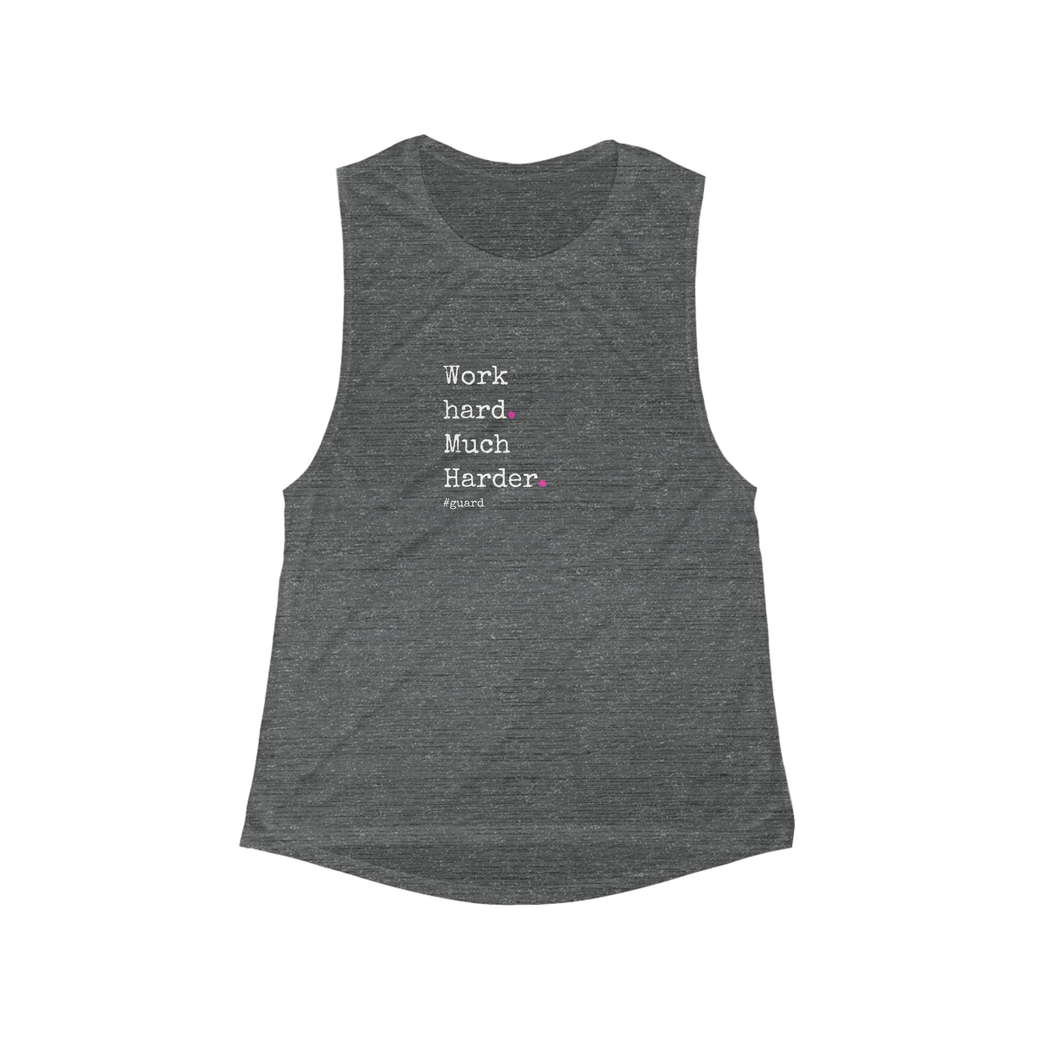Work Hard Guard Tank Top | Women’s Flowy Scoop Fitness Tank