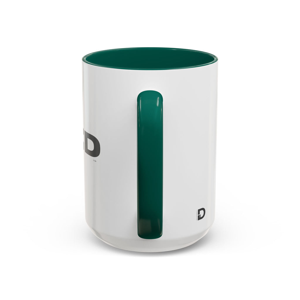 Because Band 15oz Color Accent Mug