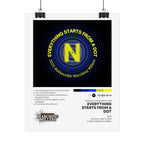 Everything Starts From A Dot Poster | 2025 Noblesville Marching Millers Vinyl-Style Show Art