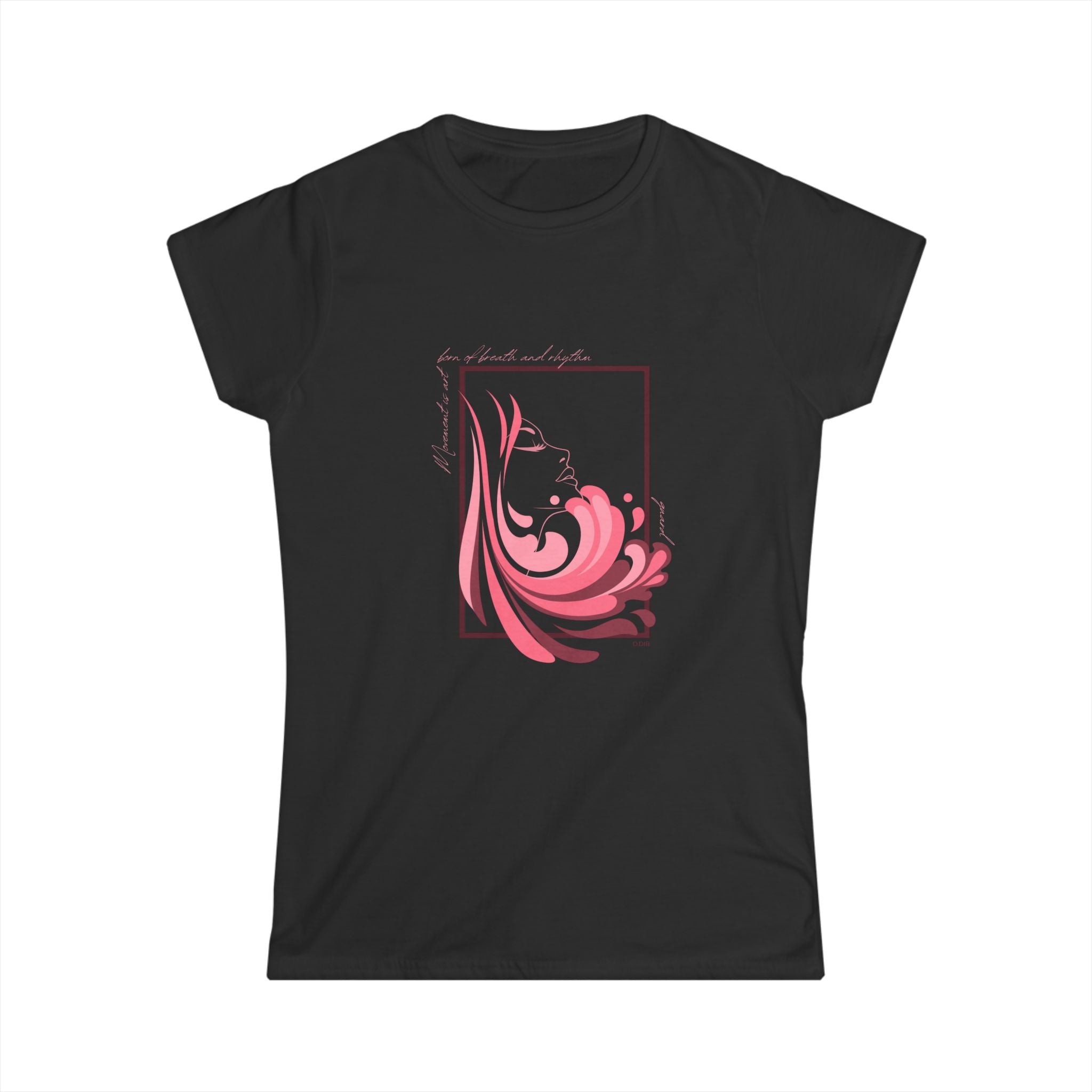 Color Guard Women’s Graphic Tee | “Movement is Art Born of Breath and Rhythm” | Artistic Dance Shirt