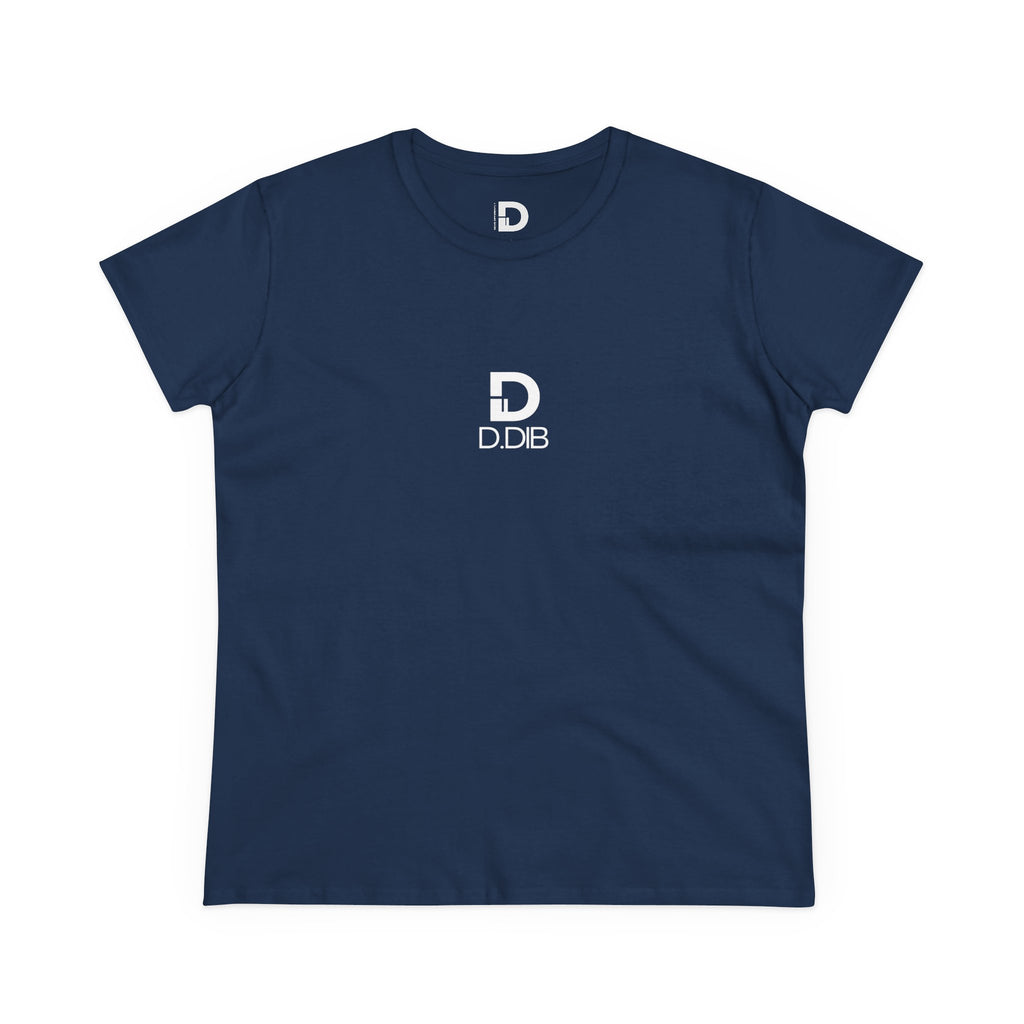 D.DIB Signature Women’s Tee – “MOVE DIFFERENTLY” Cotton Shirt