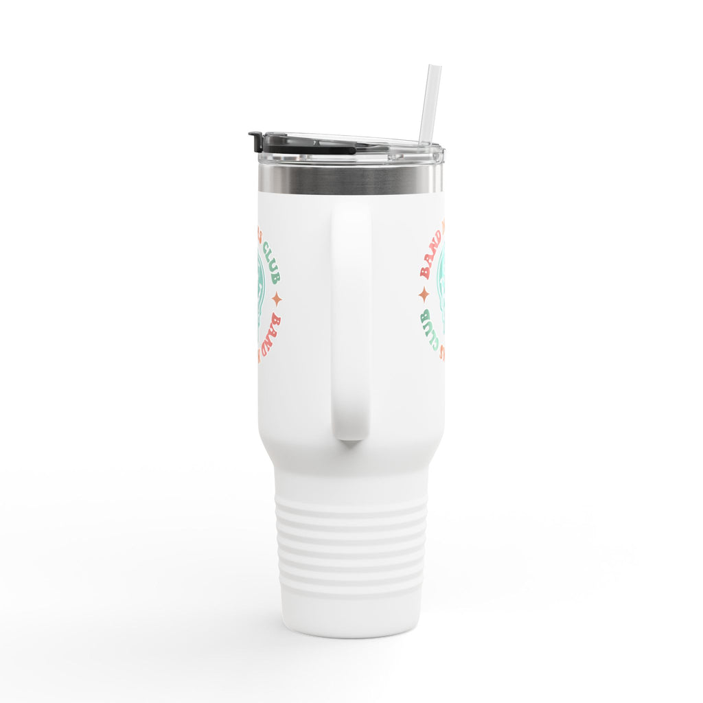 Band Moms Club 40oz Tumbler | Large Insulated Travel Mug with Handle