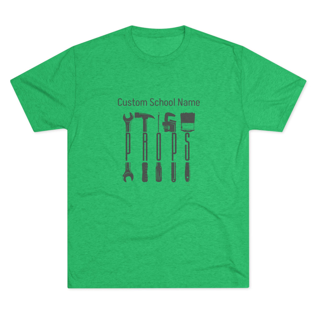 Custom School Prop Crew T-Shirt | Personalized Band Props Shirt | Marching Band Set Crew Tee | Stage Crew Apparel