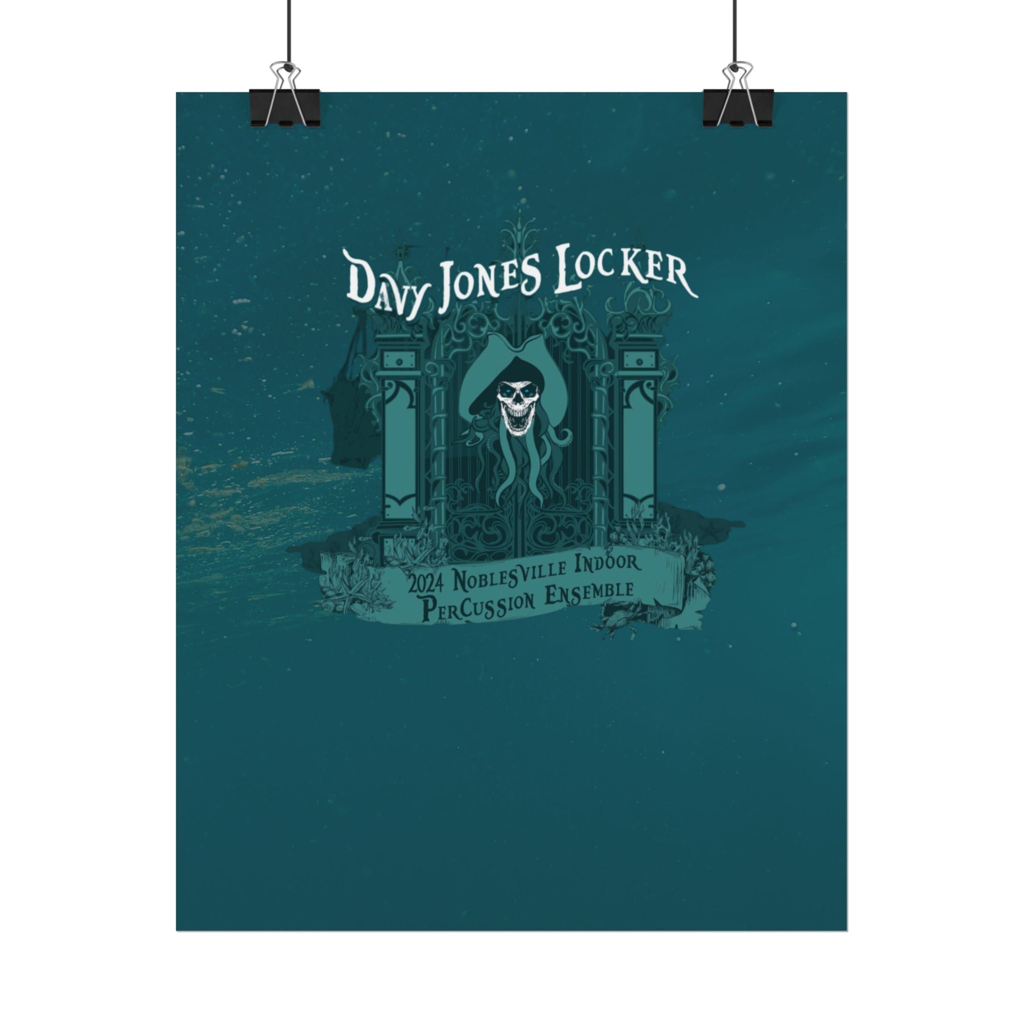 Davy Jones Locker Poster | 2025 Noblesville Indoor Percussion Classic Show Art