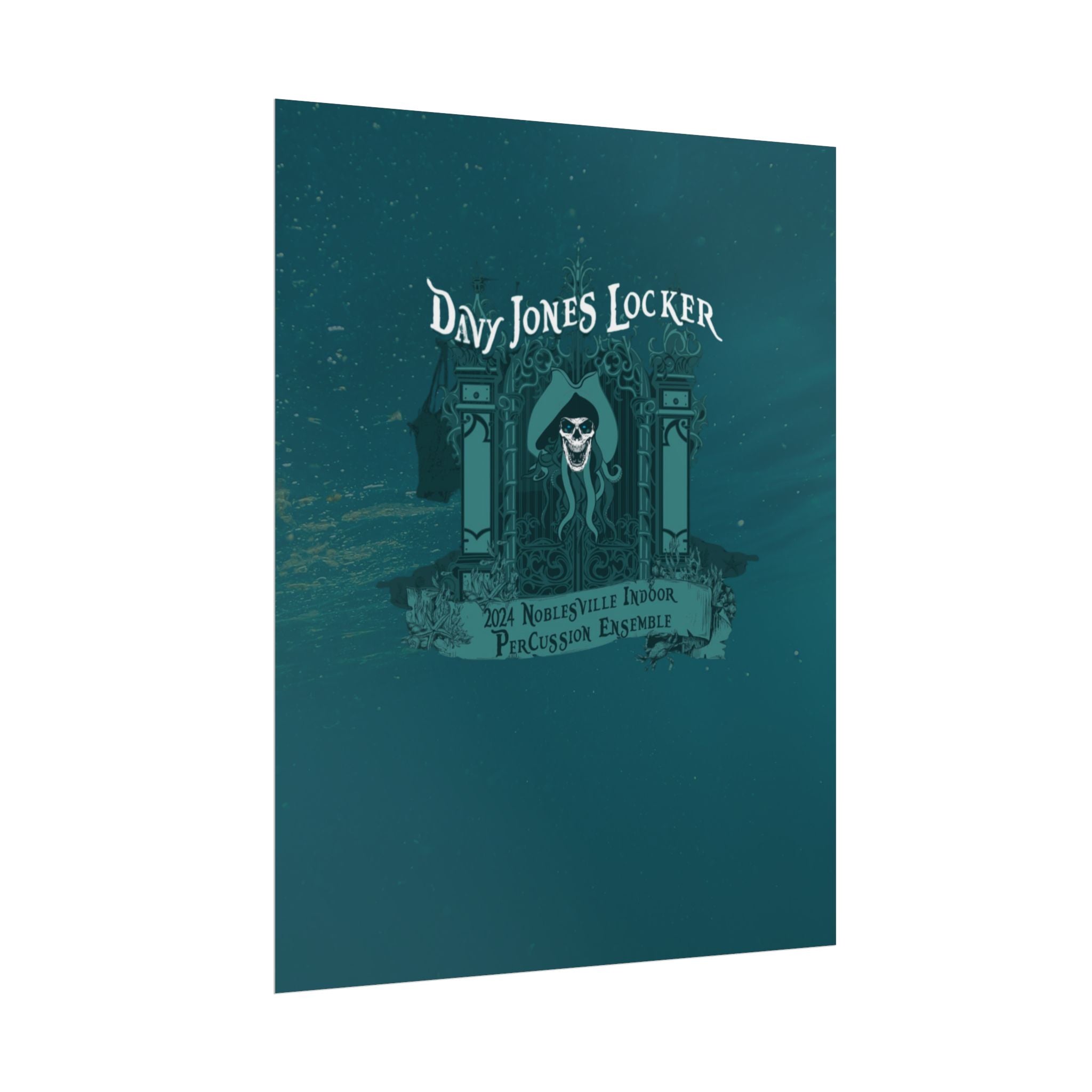 Davy Jones Locker Poster | 2025 Noblesville Indoor Percussion Classic Show Art
