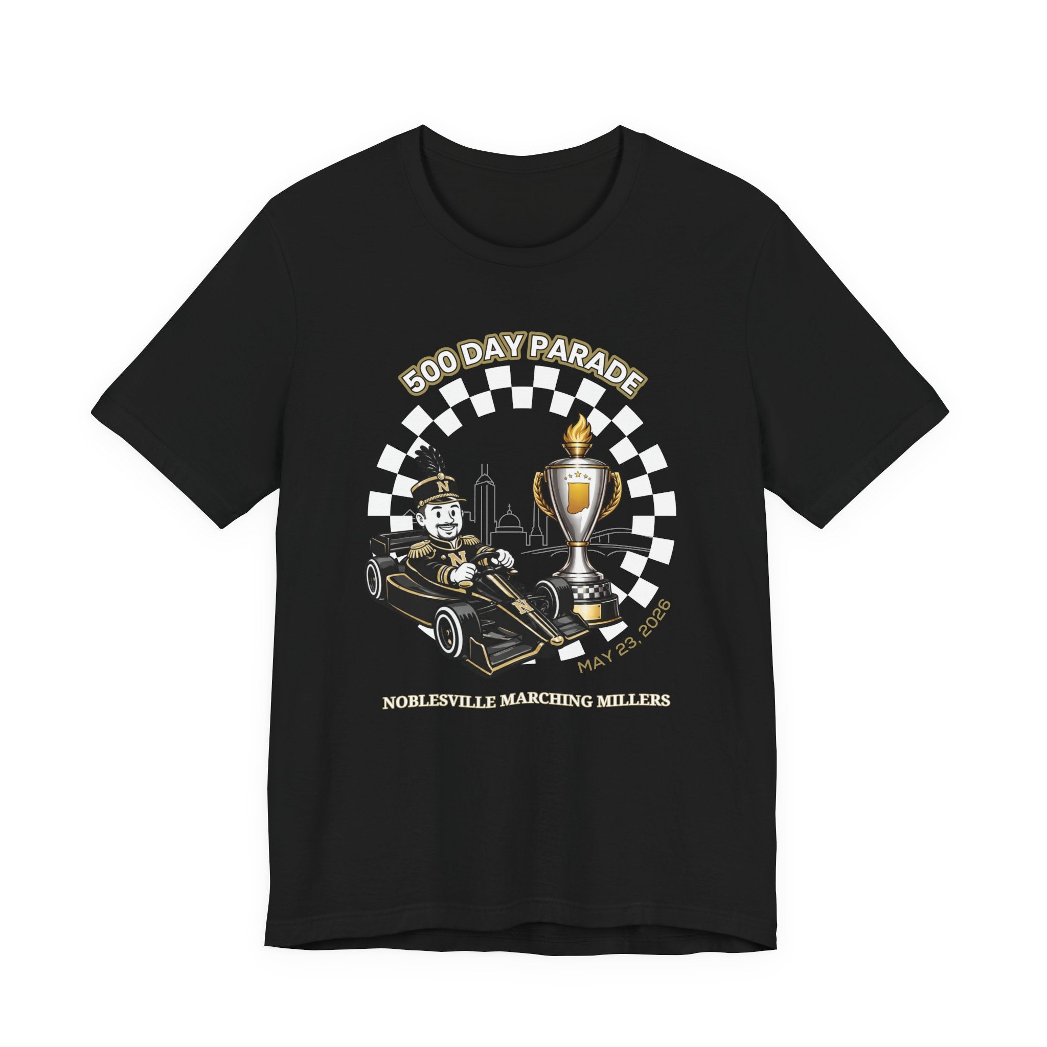 Noblesville Marching Millers 500 Day Parade Shirt | Indianapolis Band Commemorative Tee
