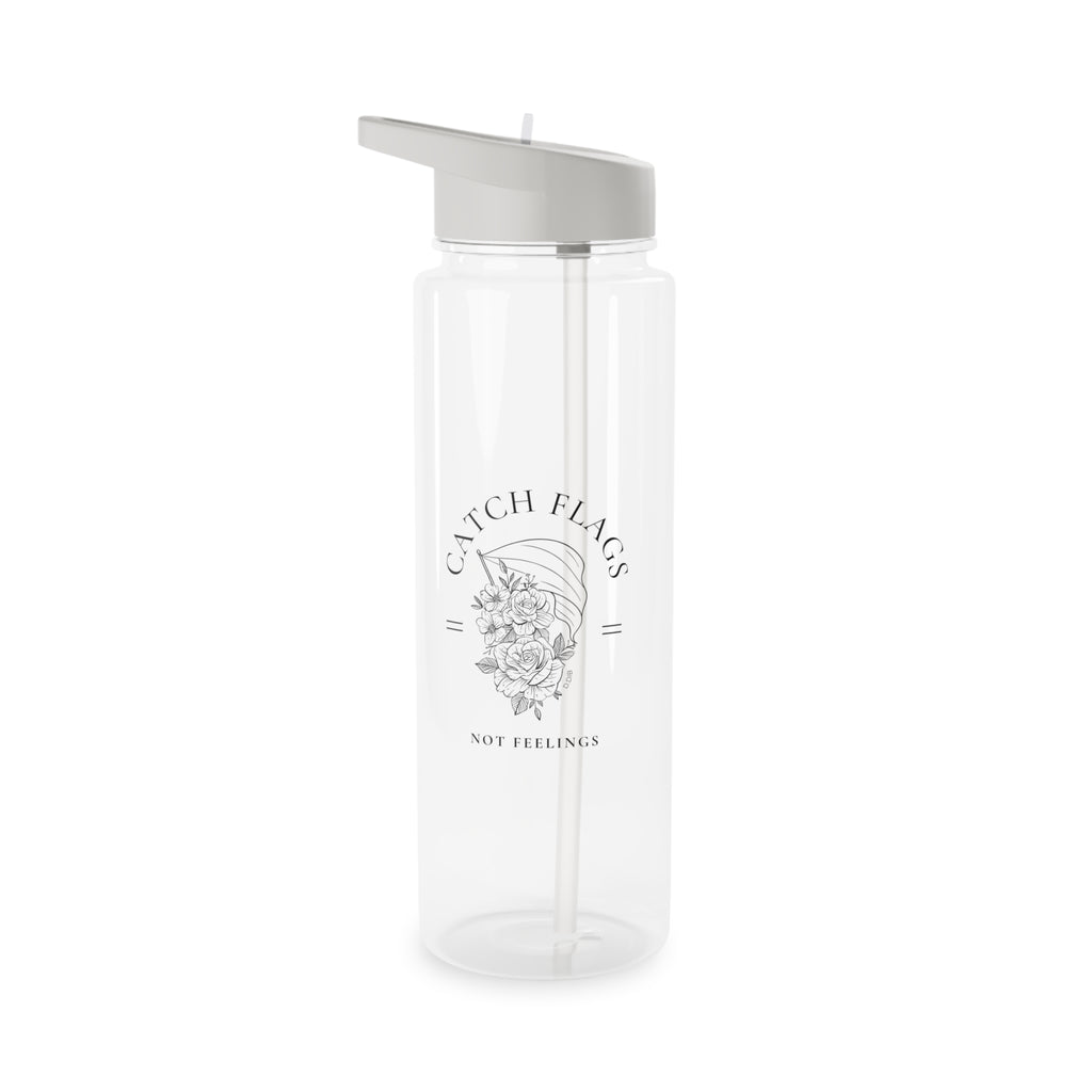 Catch Flags Not Feelings Tritan Water Bottle | Color Guard Team Hydration Bottle