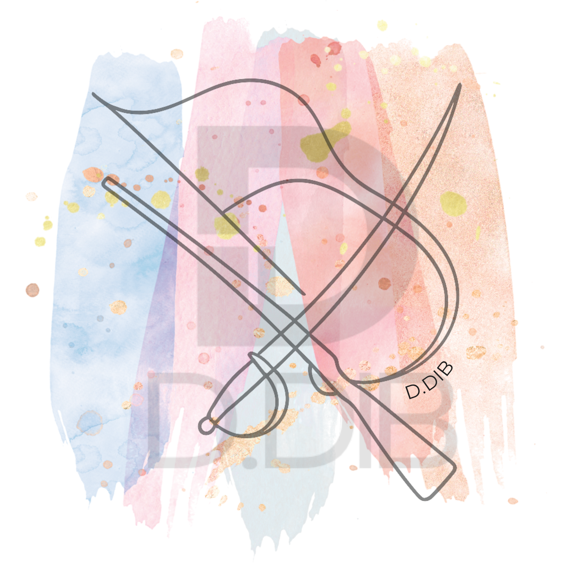 Watercolor Motion — Color Guard Sweatshirt