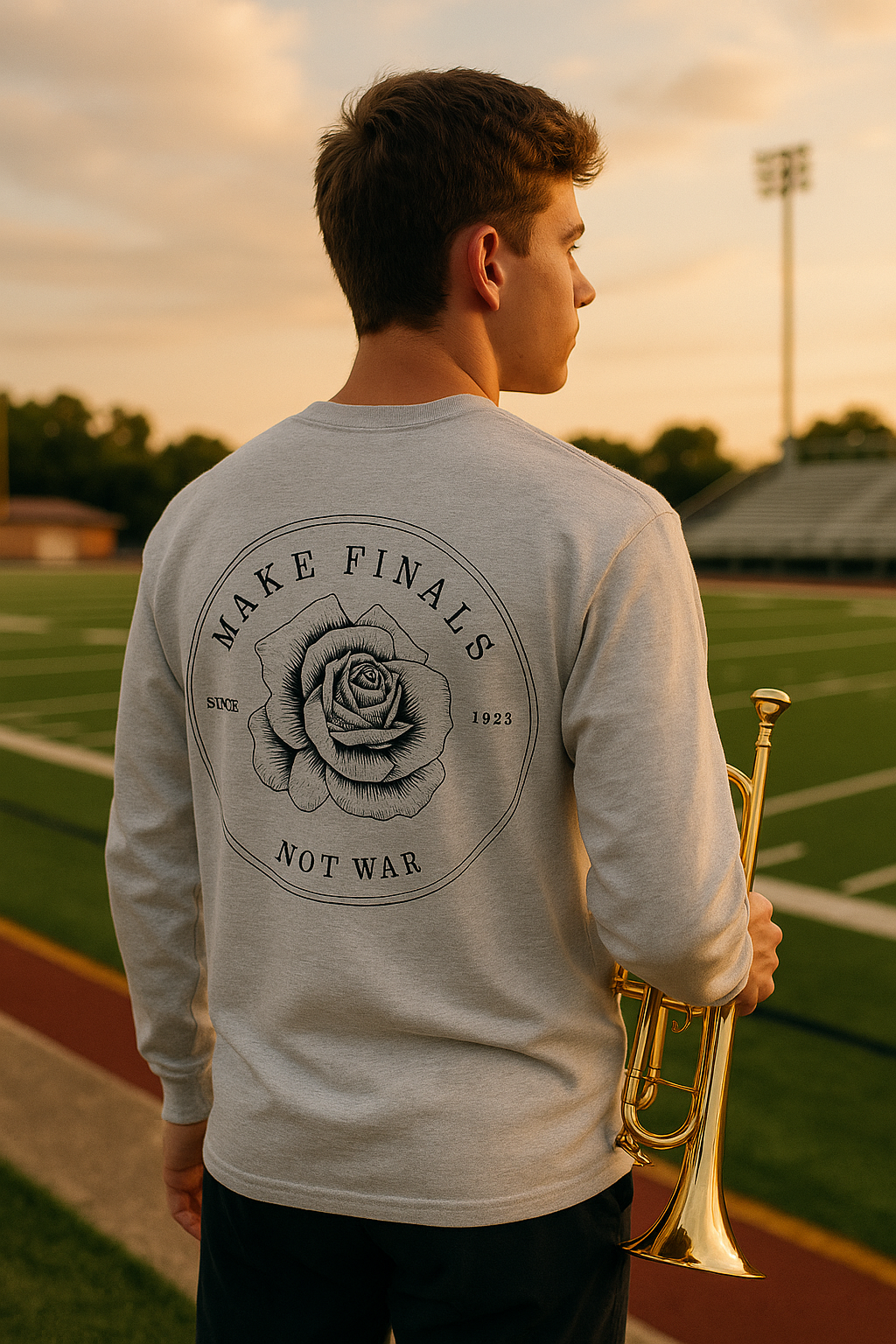 Make Finals Not War Vintage Emblem Long Sleeve Shirt