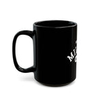 Noblesville Marching Millers Black Mug | Athletic Style White Logo