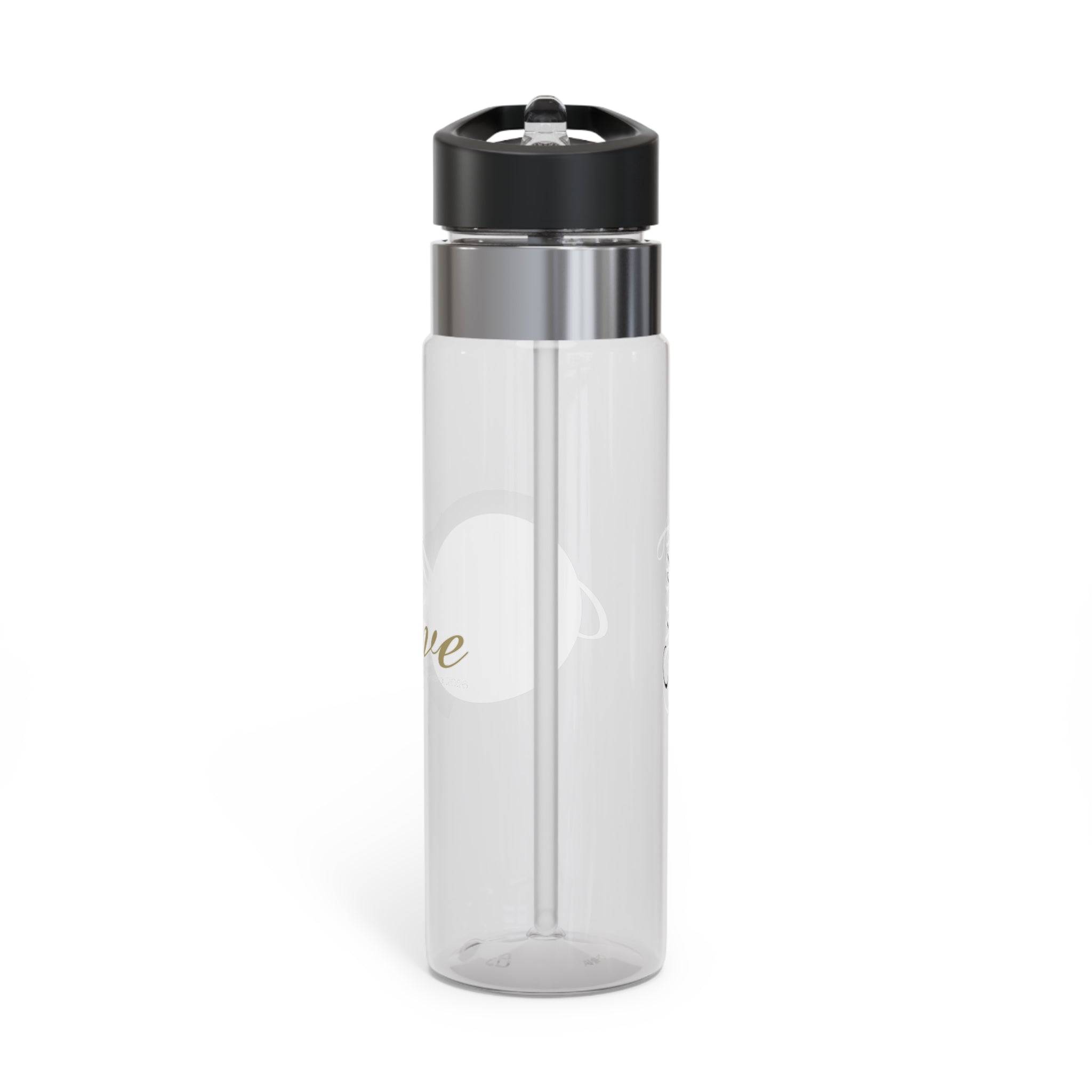 20oz Tritan Sport Bottle — 'Believe' Logo, Customizable Clear Water Bottle