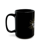 Noblesville Marching Millers Black Mug | Official Gold & White Logo
