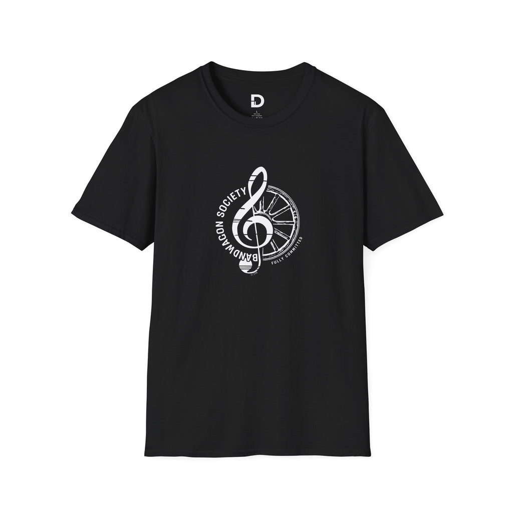 Bandwagon Society Fully Committed T-Shirt | Band Parent Shirt | Band Fam Spirit Wear