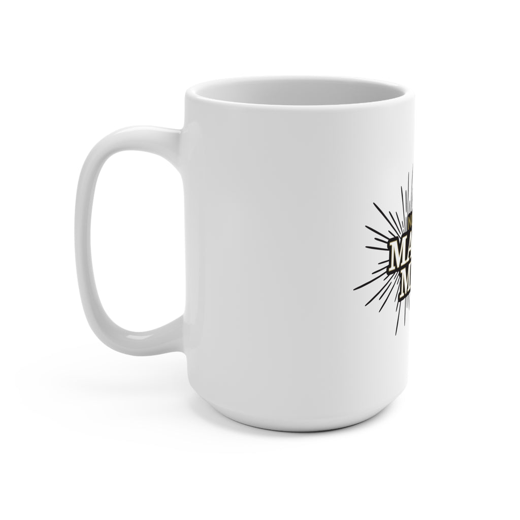 Noblesville Marching Millers Black Mug | Official Black & Gold Logo