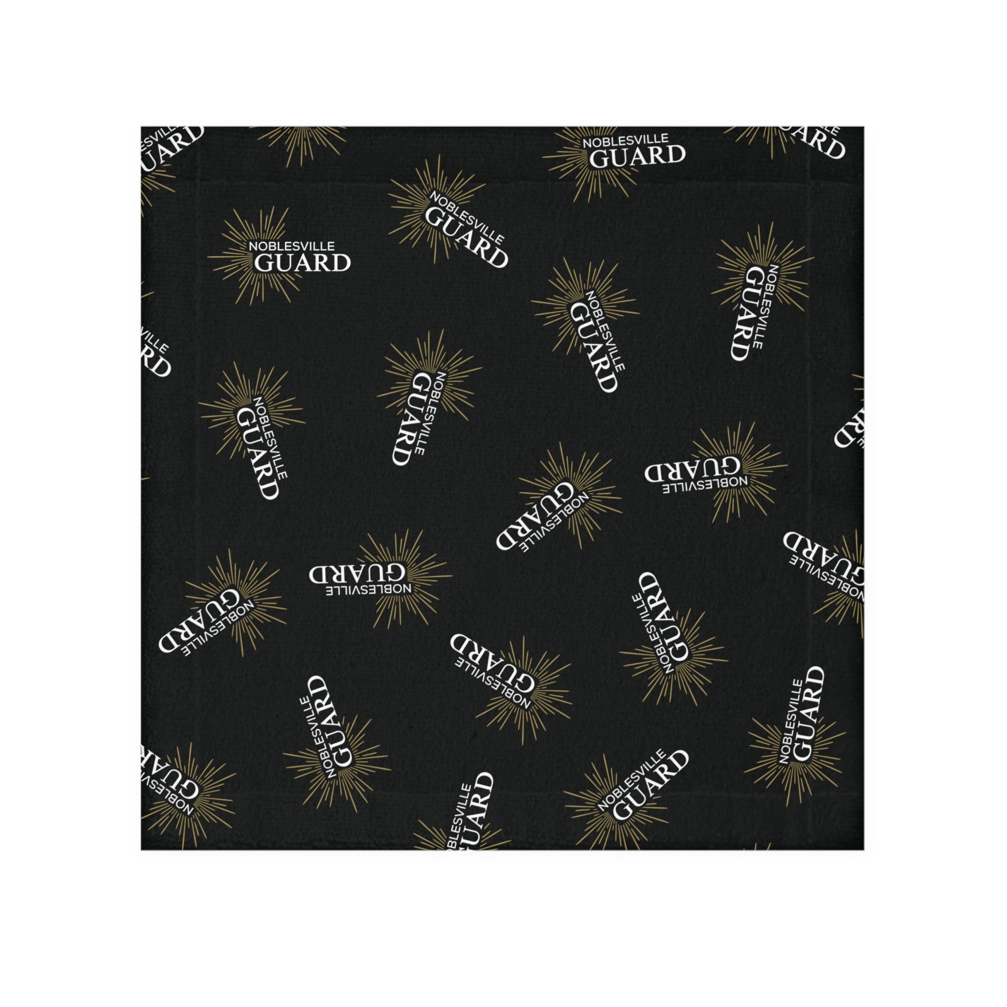 Noblesville Guard All Over Print Face Towel | Soft Cotton Back Guard Logo Washcloth