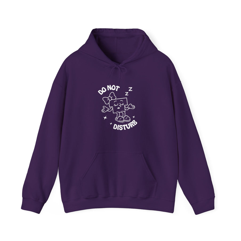 Do Not Disturb Retro Graphic Hoodie | Sleepy Rest Symbol