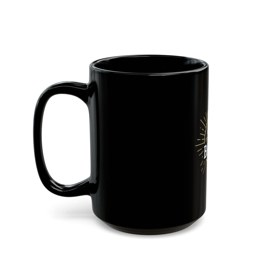 I’m With The Band Black Mug