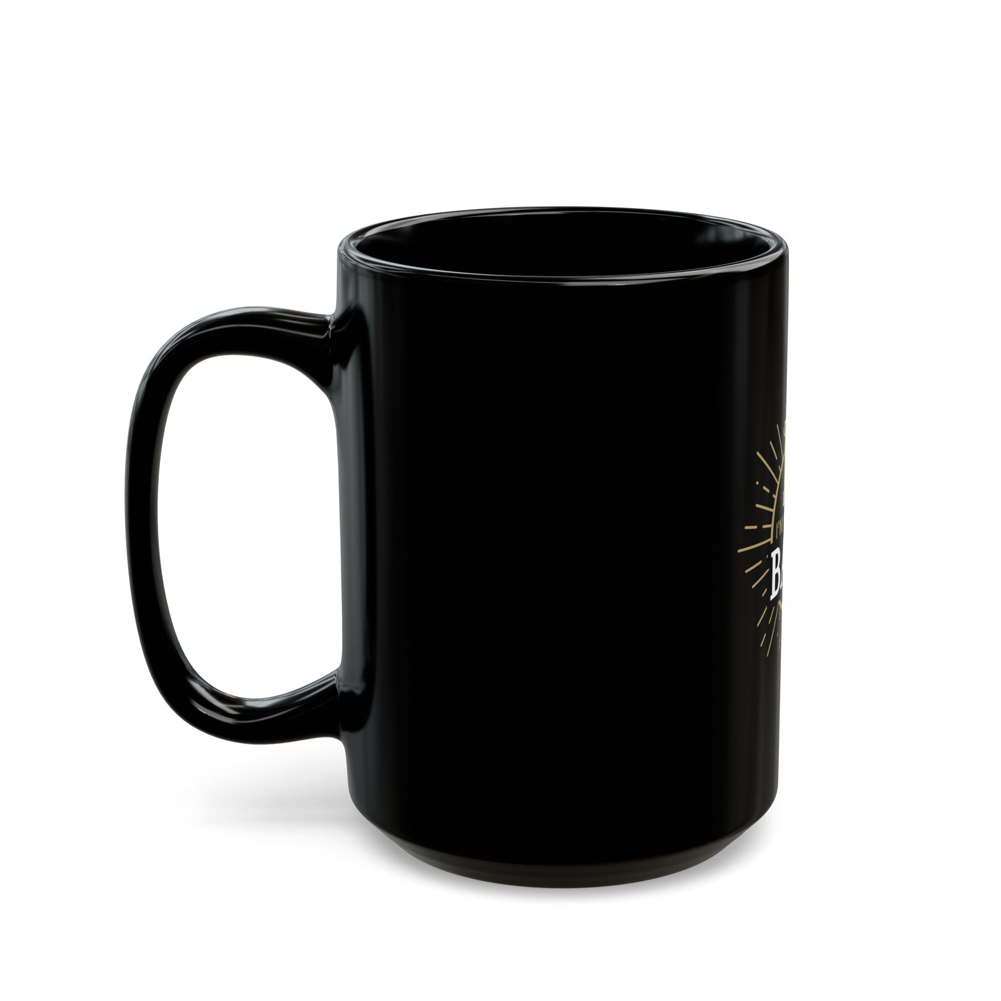 I’m With The Band Black Mug